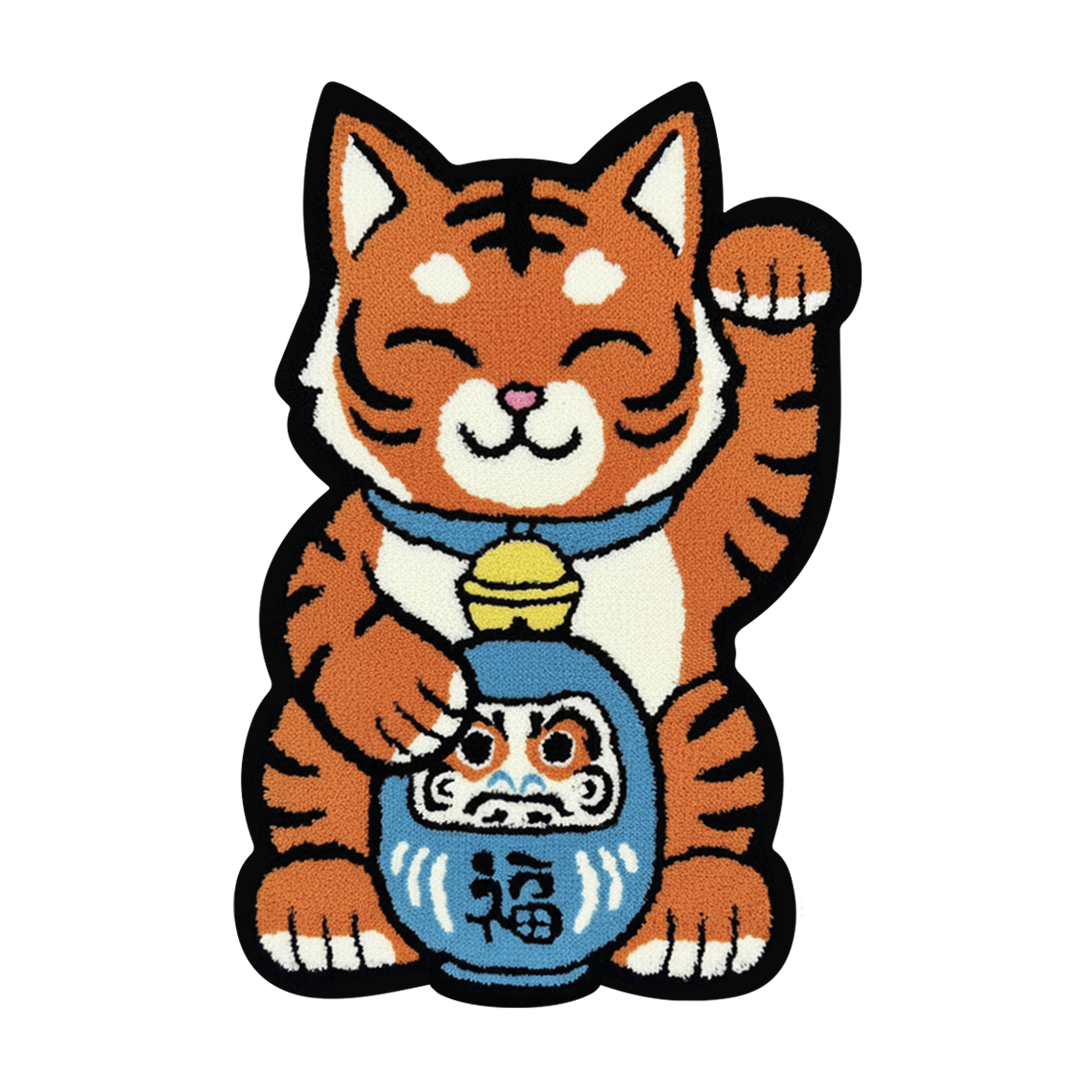 Daruma Tiger Cat Yellow (New)