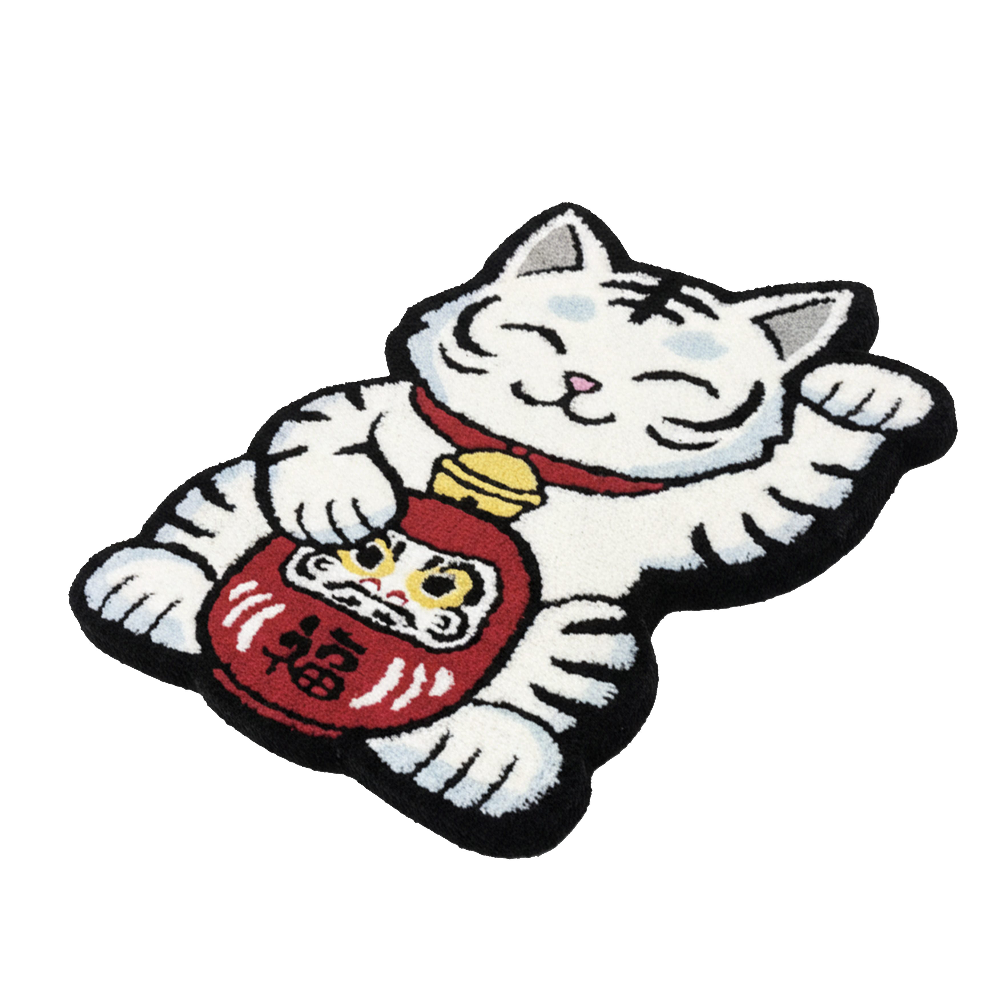 Daruma Tiger Cat White (New)