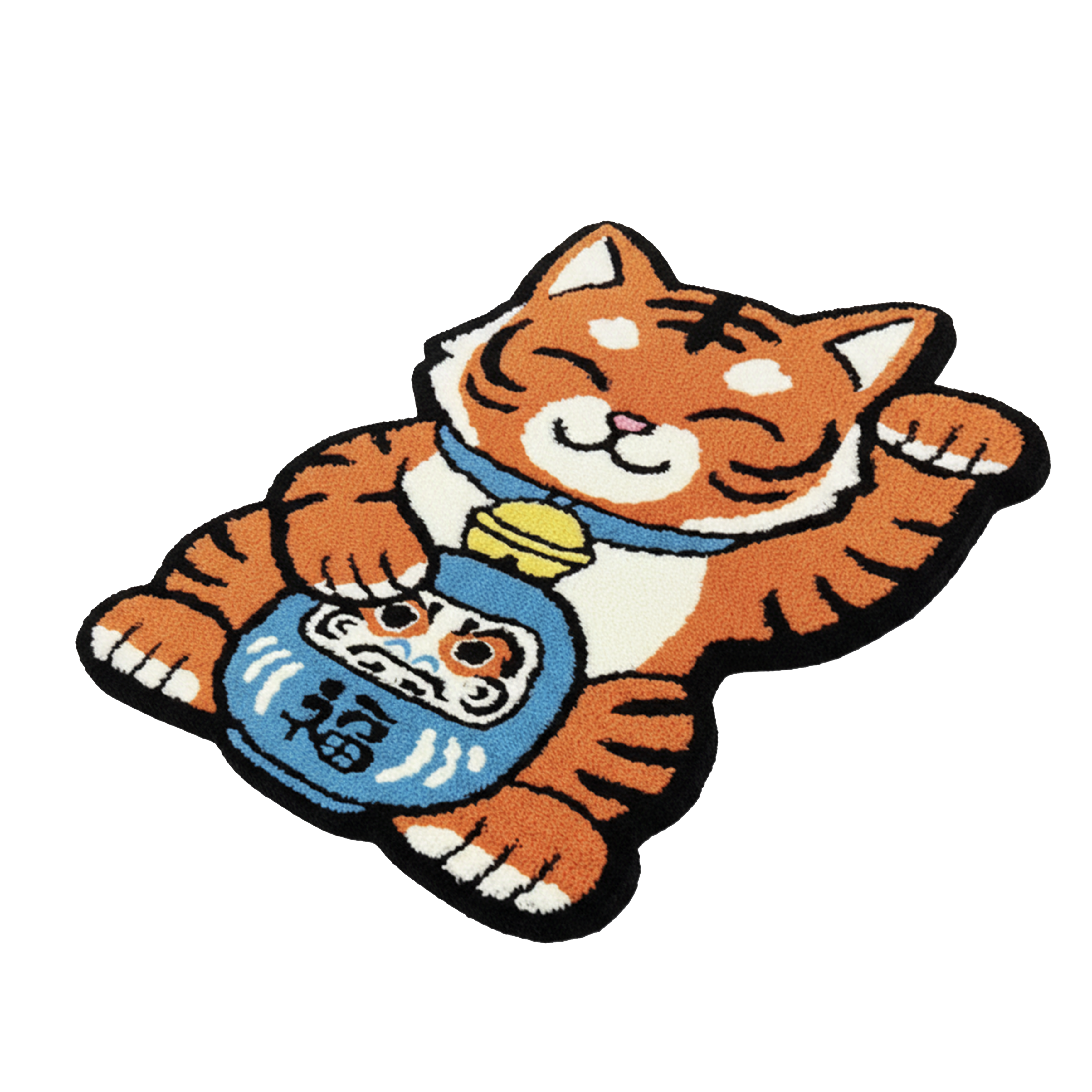 Daruma Tiger Cat Yellow (New)