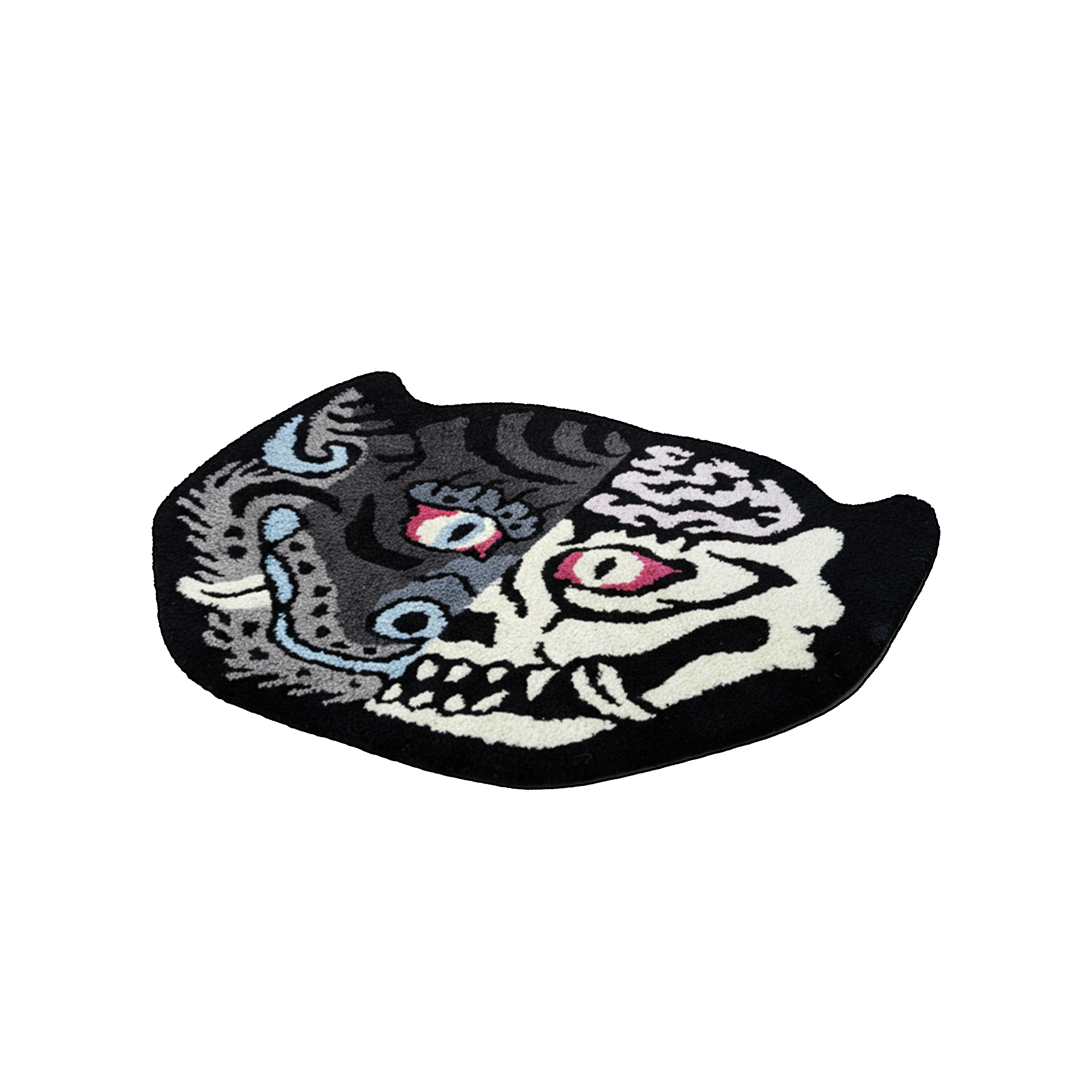 Dissected Tiger Head Door Rug