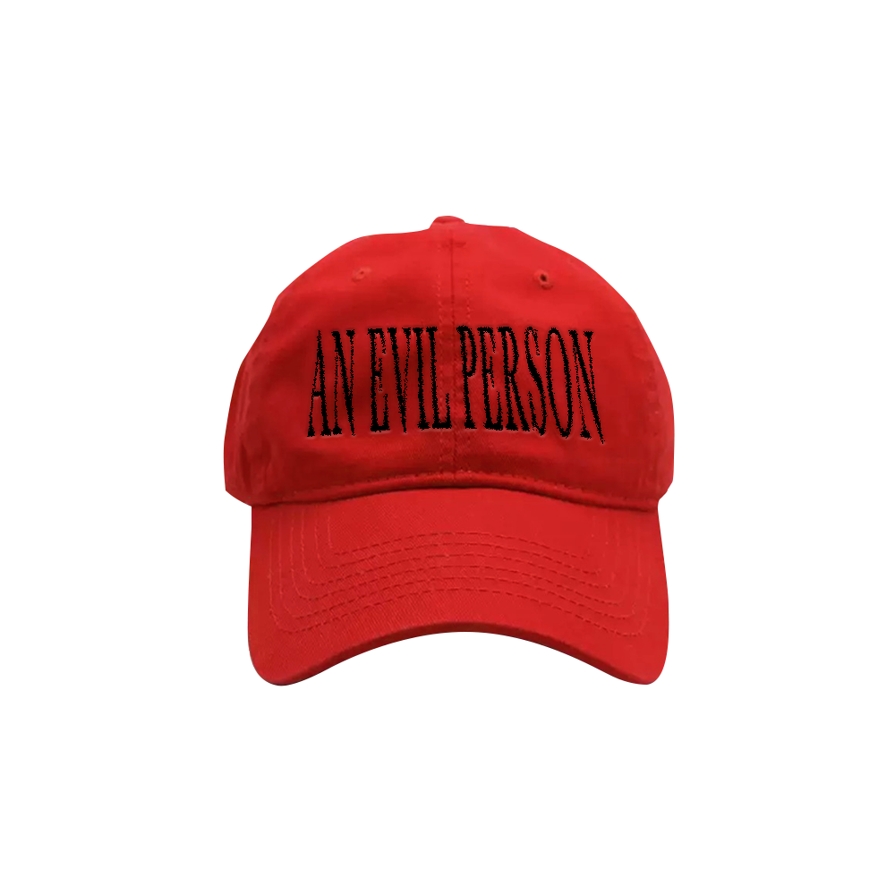 An Evil Person Dad Cap - Red