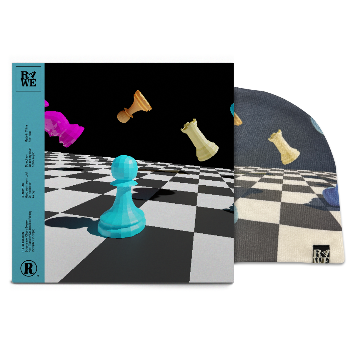 Screensaver Chess Beanie (New)