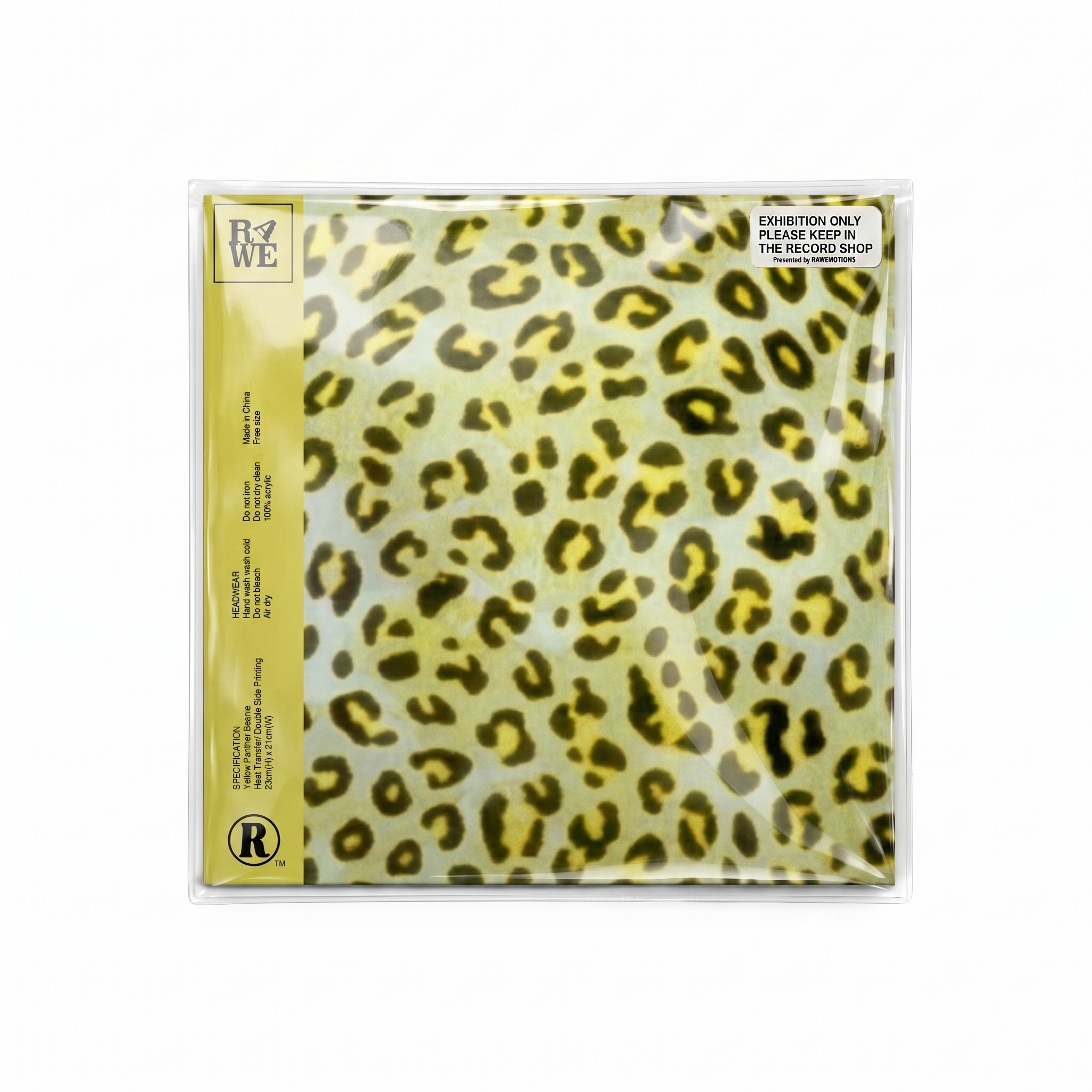 Yellow Panther Beanie (New)