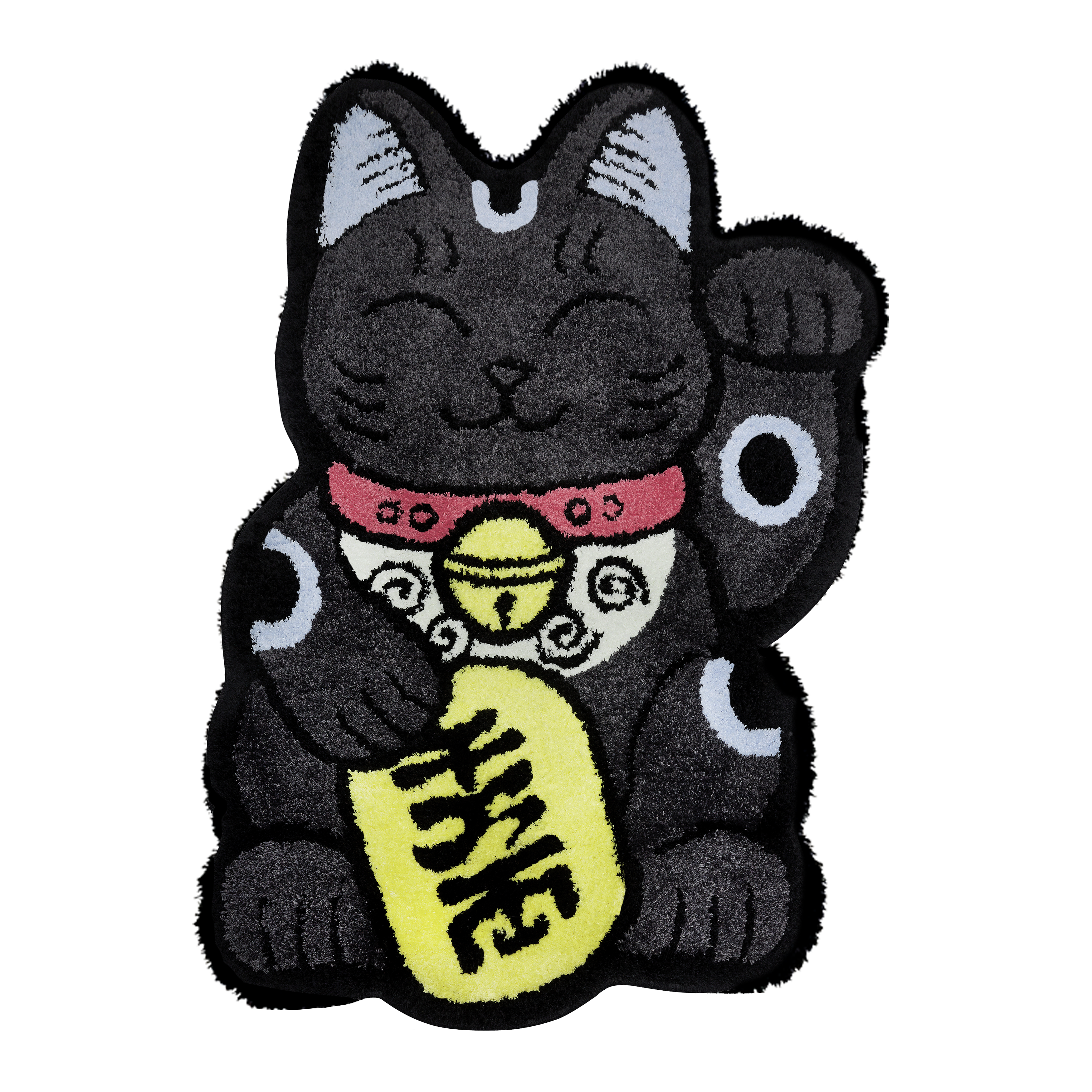 New Year Lucky Cat Black