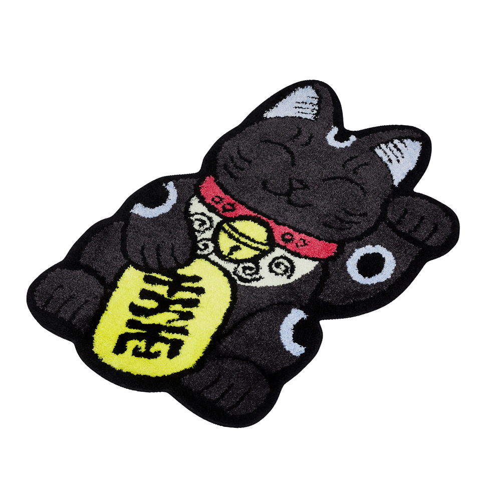New Year Lucky Cat Black