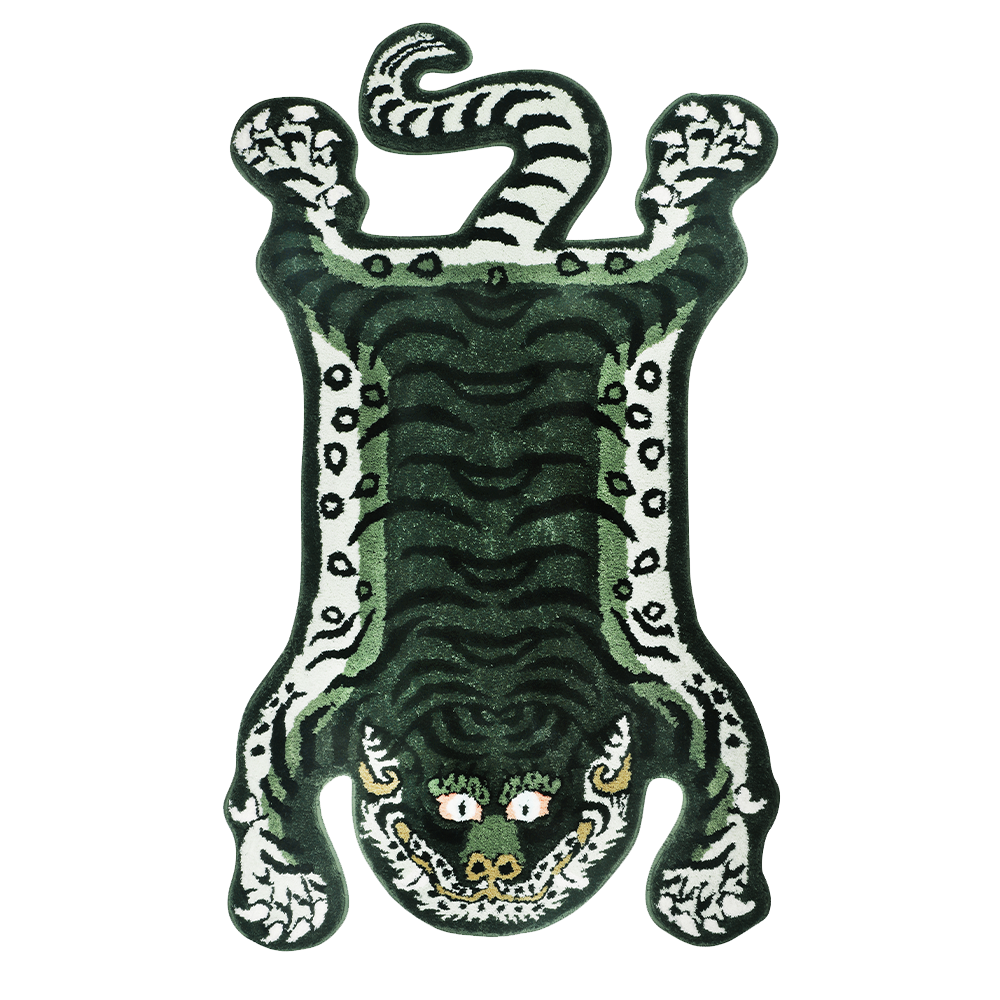Mascot Tiger Forest Green