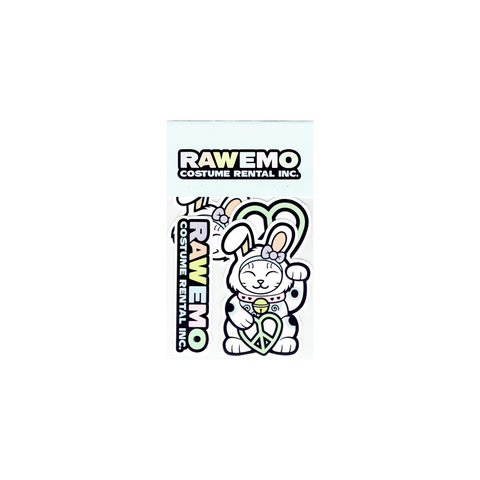 Rawemo Floral Logo Washed Dad Cap - Black