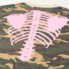 Bootleg Forest Camo Skeleton Thermal Crew - Pink (New)