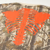 Bootleg Realtree Camo Skeleton Thermal Crew - Orange (New)