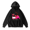 Kiss From A Rose Faded Zip Up Hoodie - Black