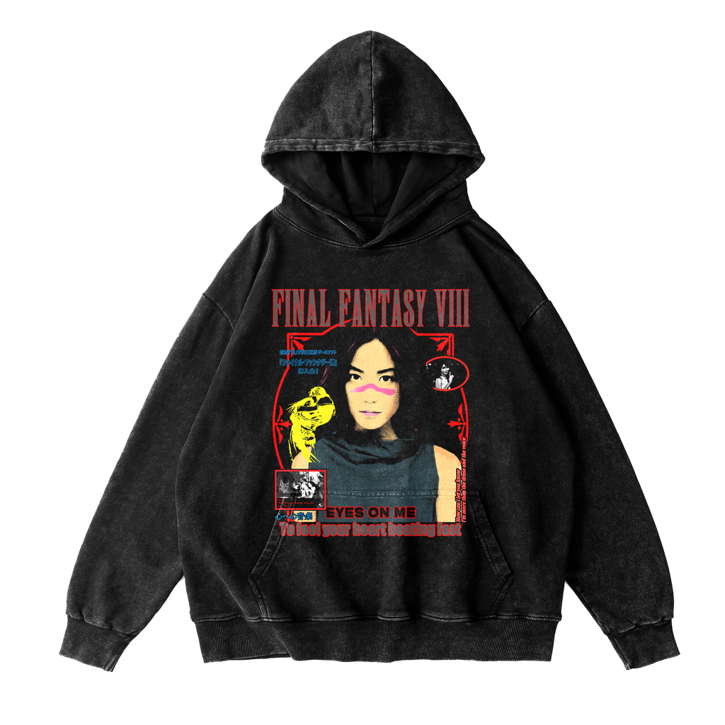 Eyes On Me Washed Hoodie - Black (NEW)