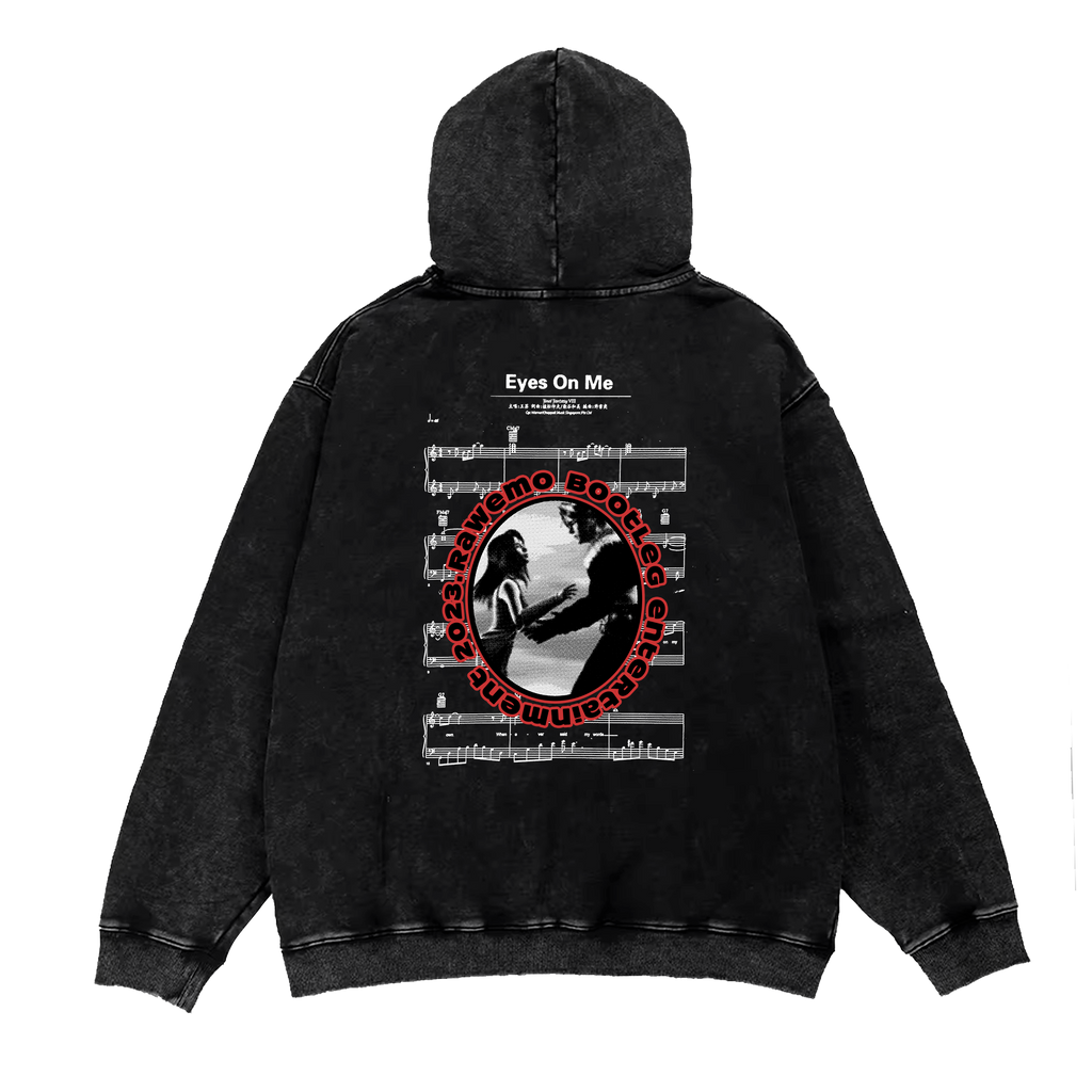 Eyes On Me Washed Hoodie - Black (NEW)