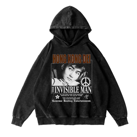 Eyes On Me Washed Hoodie - Black