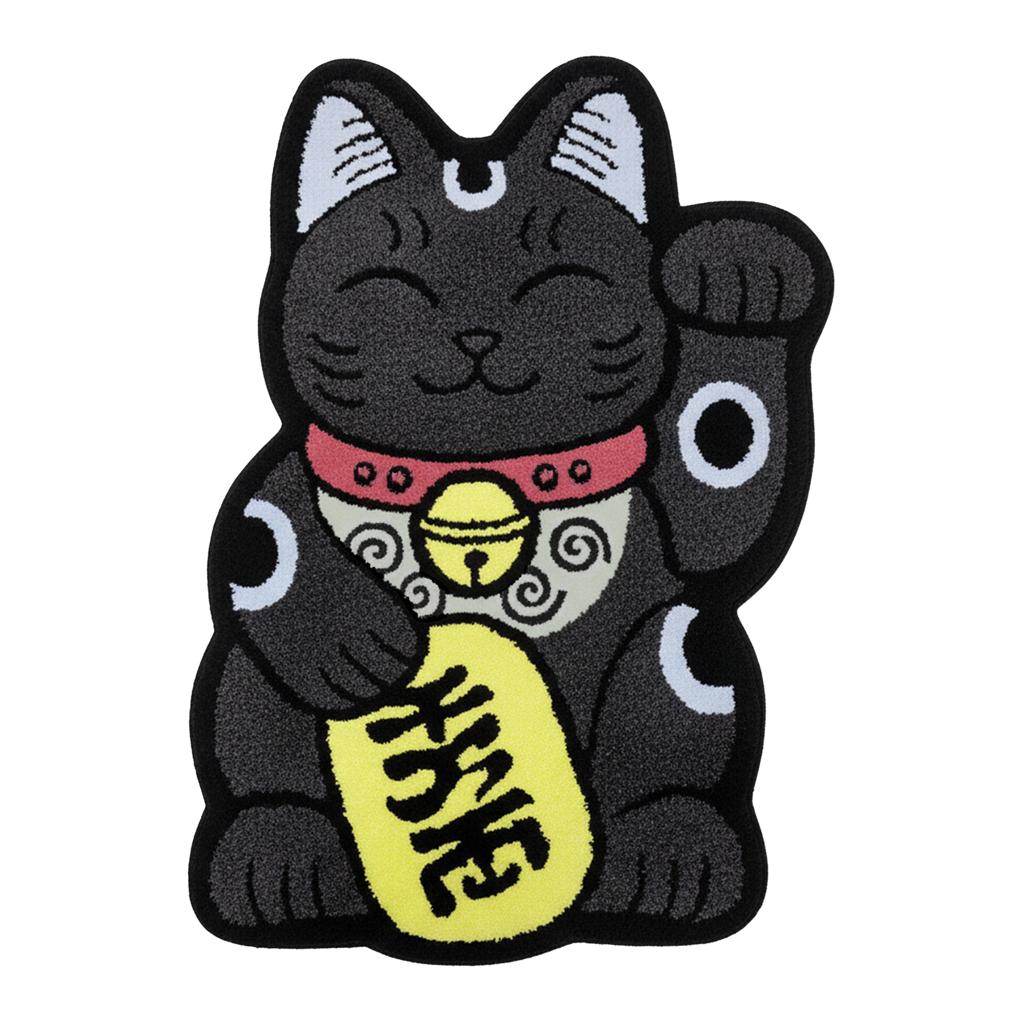 New Year Lucky Cat Black