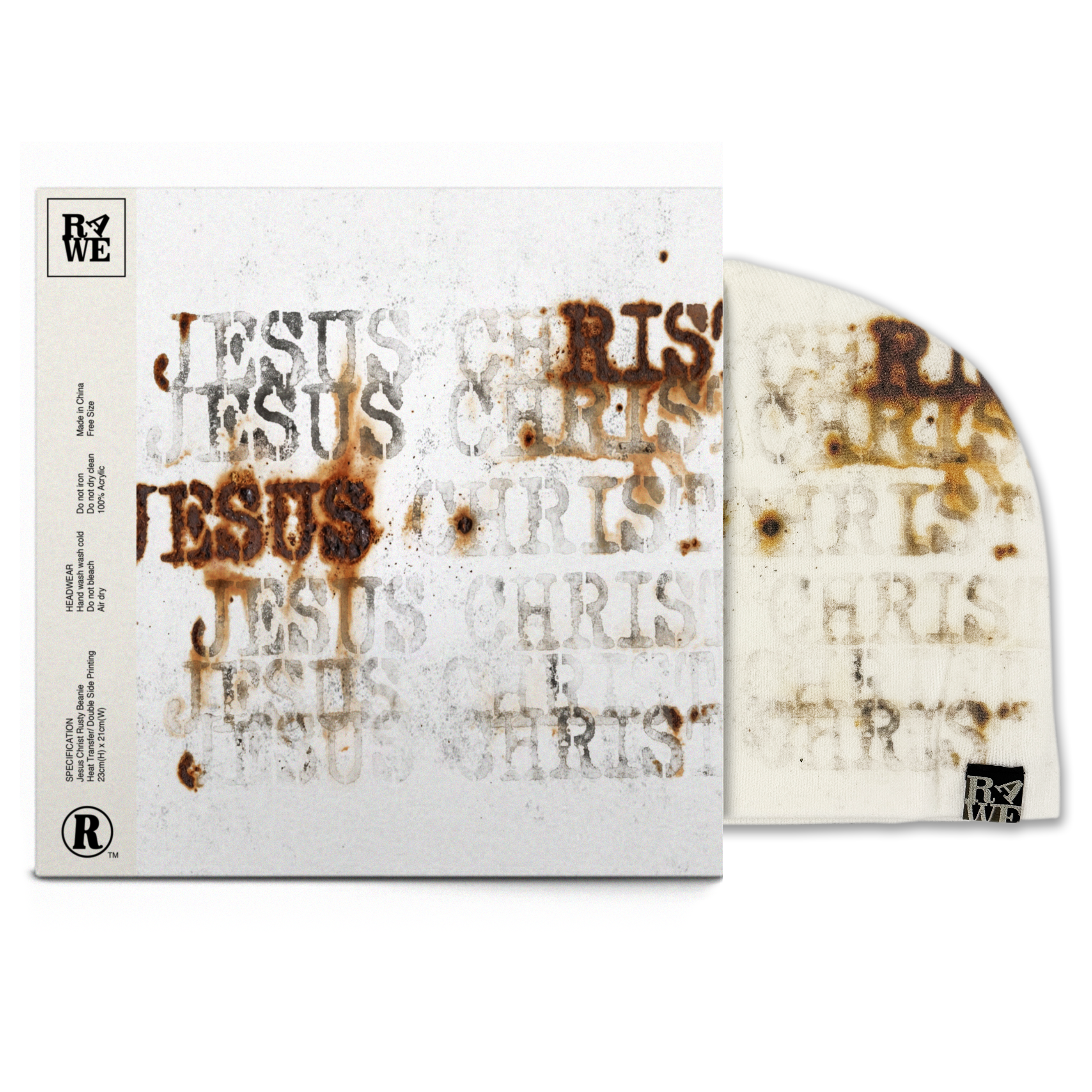 Jesus Christ Rusty Beanie (New)