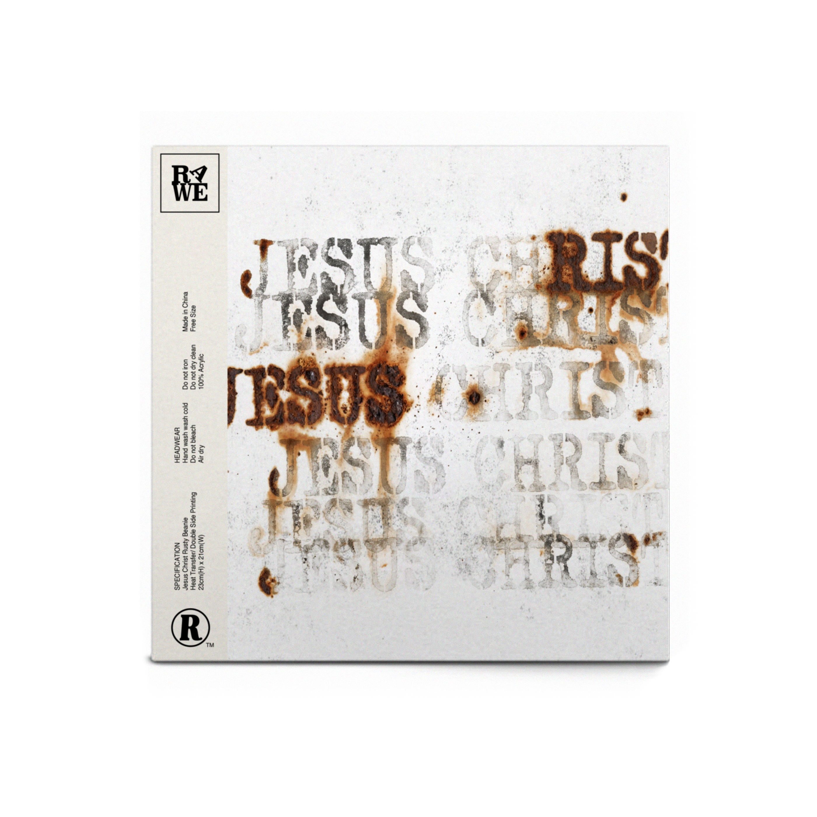 Jesus Christ Rusty Beanie (New)