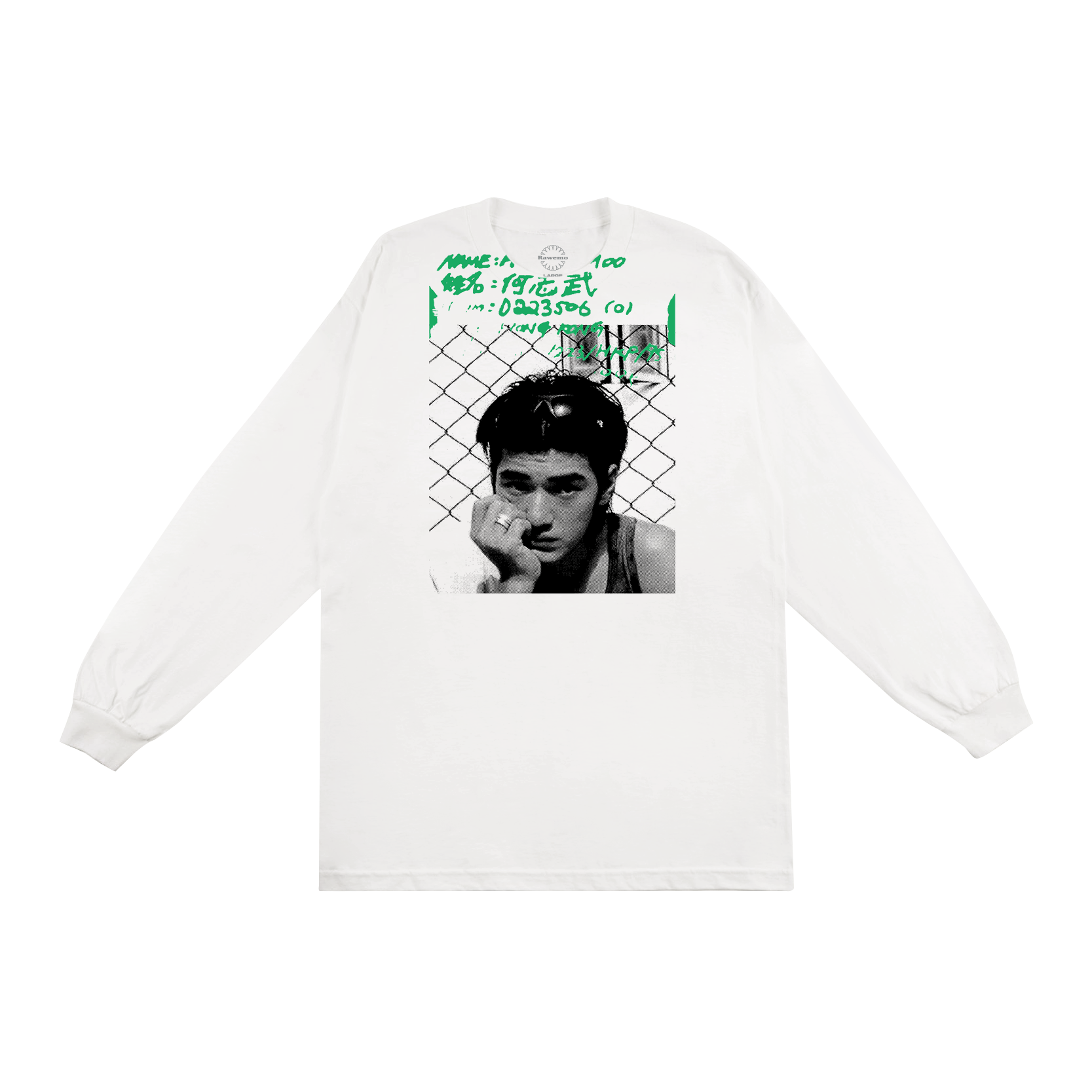 Ho Chi Moo LS Tee - White
