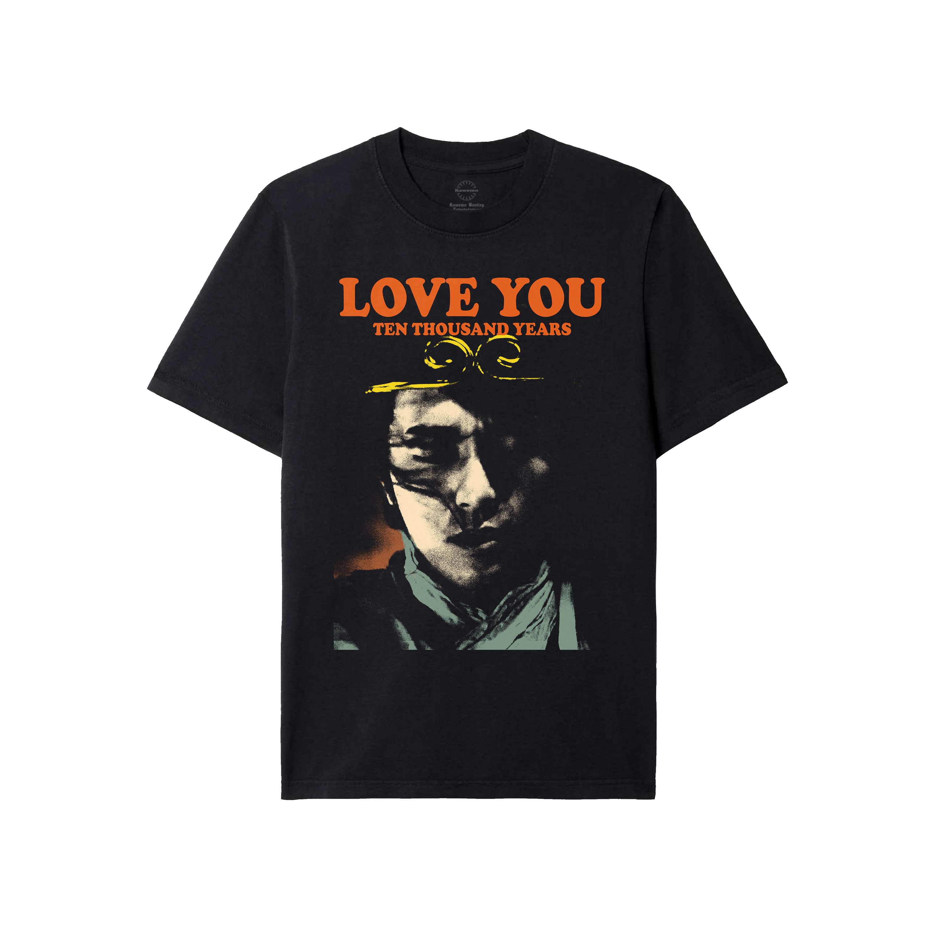 Love You 10000 Years Tee - Black/Orange (NEW)
