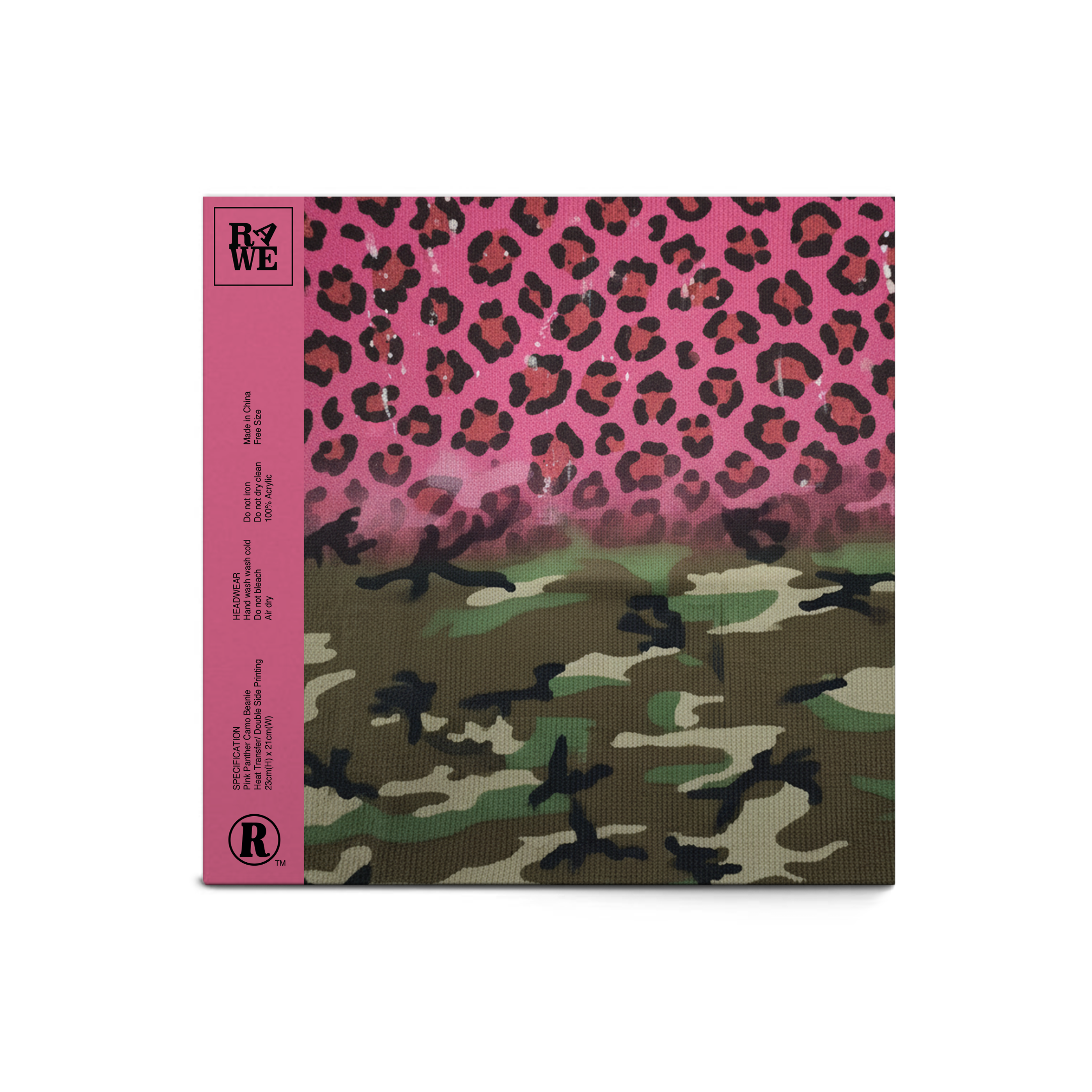 Pink Panther Camo Beanie (New)