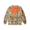 Bootleg Realtree Camo Skeleton Thermal Crew - Orange (New)