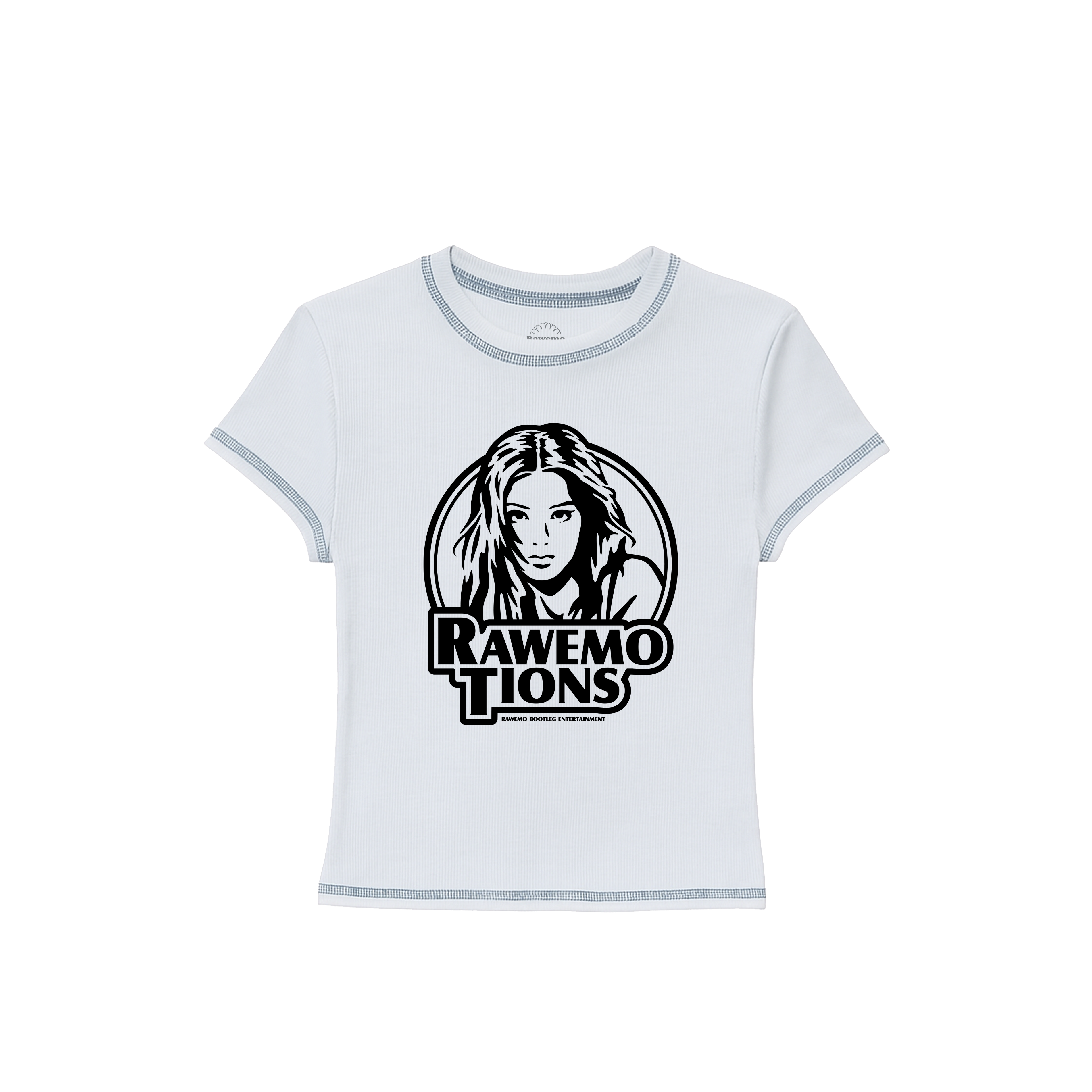 Raw Emotions Crop Top - White (NEW)