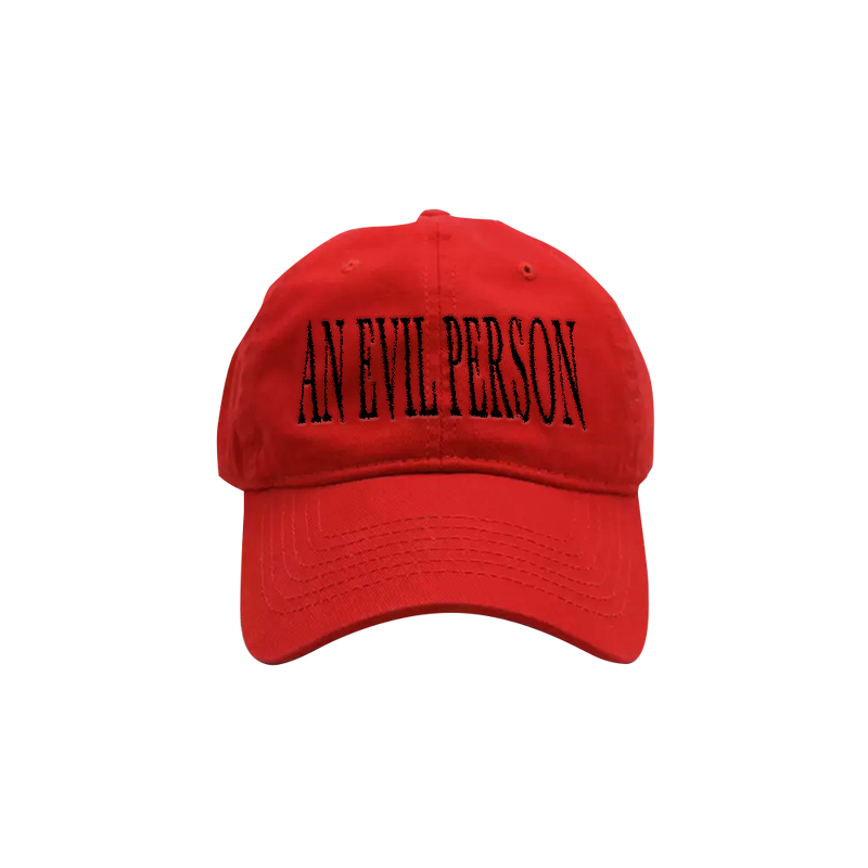 An Evil Person Dad Cap - Red (NEW)