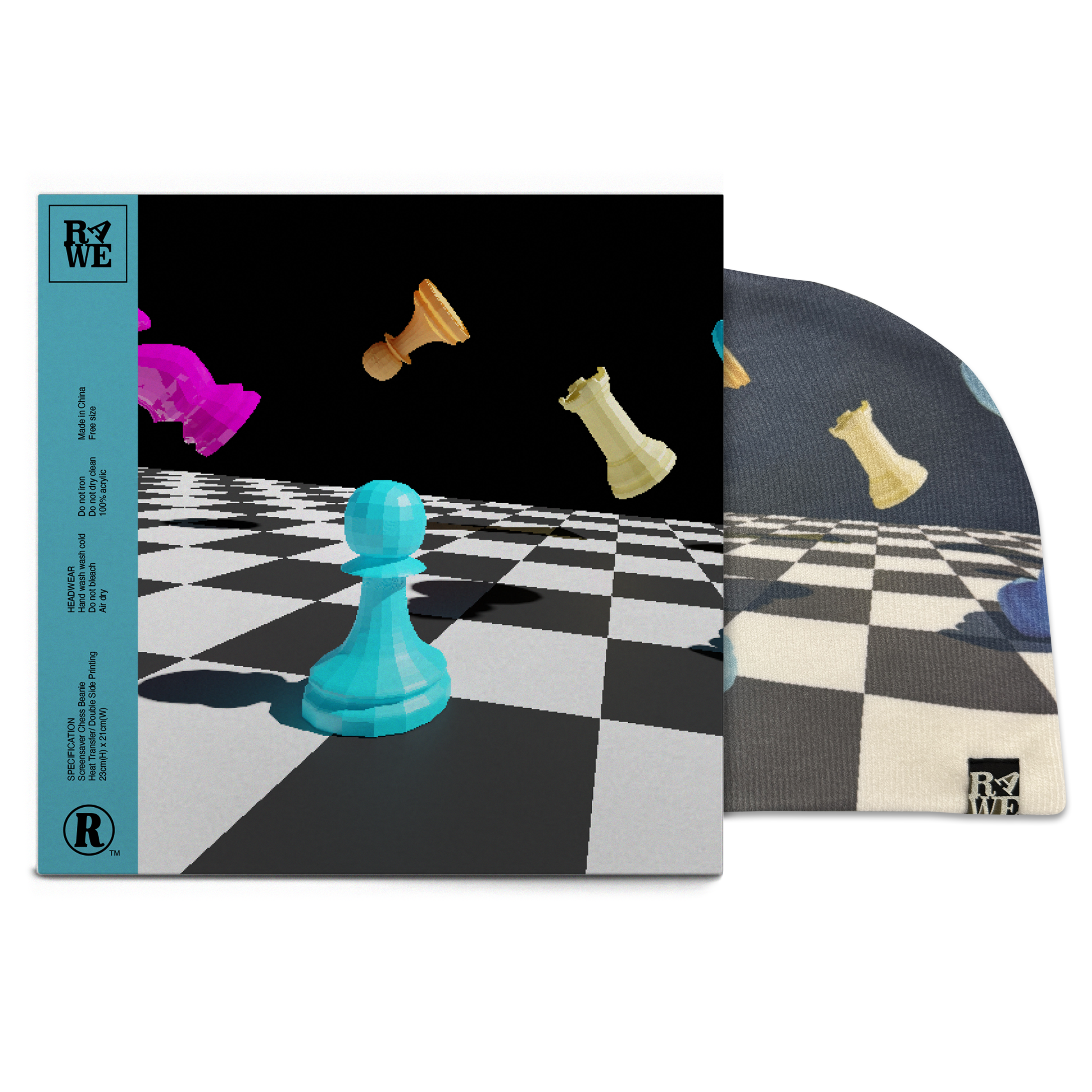 Screensaver Chess Beanie (New)