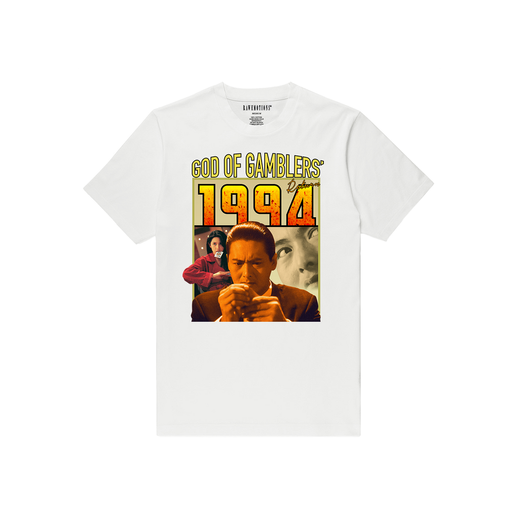 God Of Gamblers Returns (1994) Inspired Tee - White