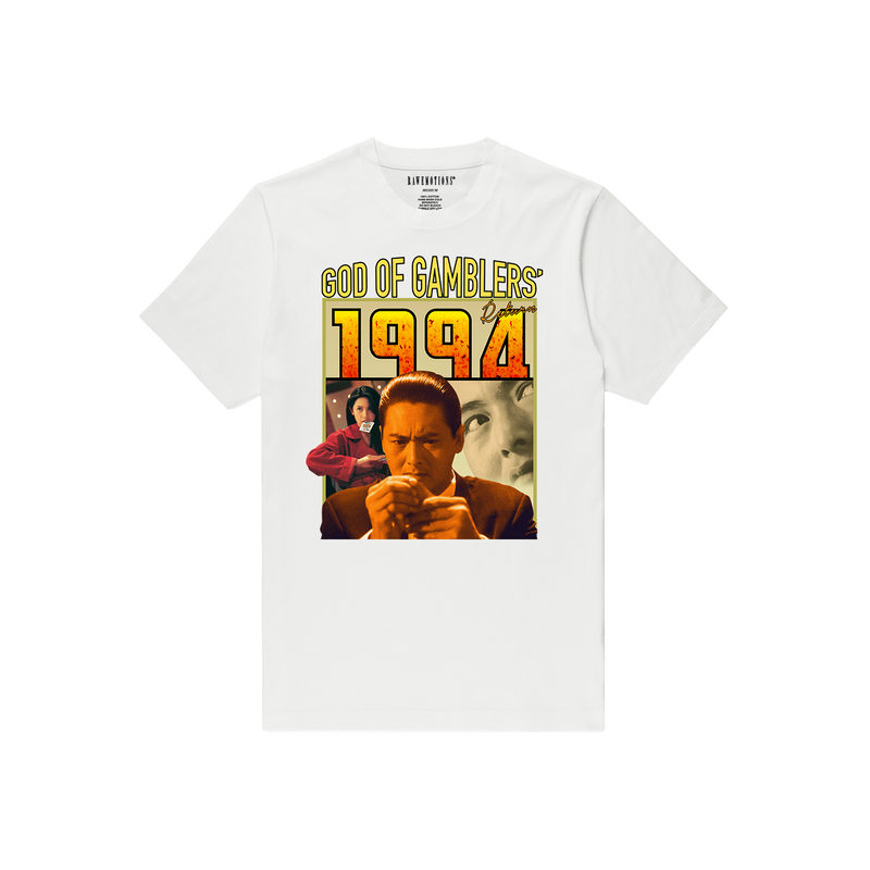 God Of Gamblers Returns (1994) Inspired Tee - White