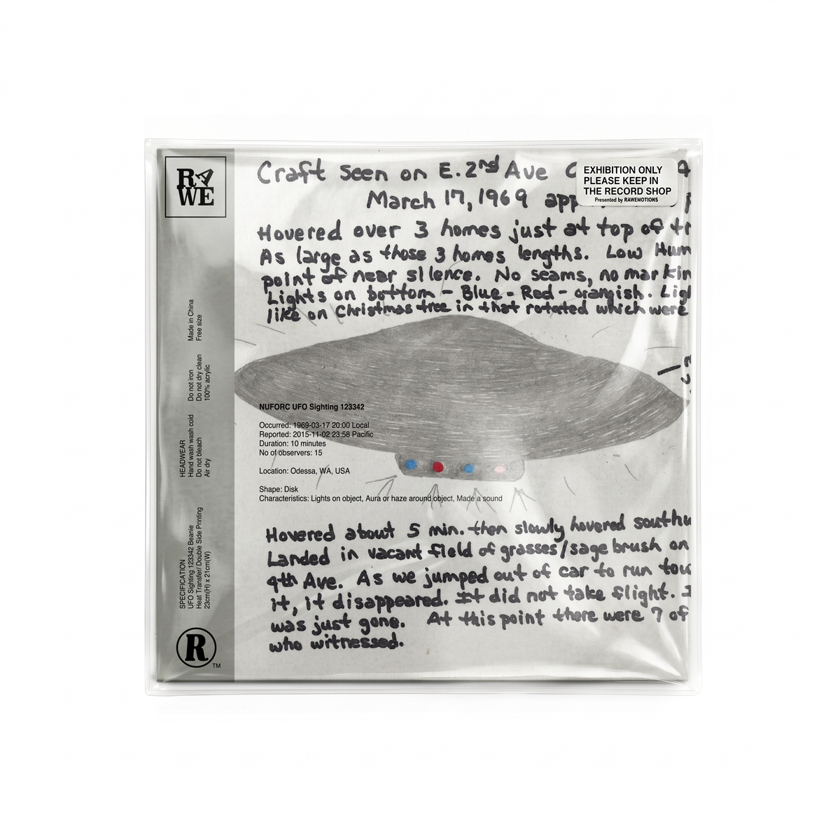 UFO Sighting 123342 Beanie (New)