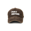 A Pure Person Washed Dad Cap - Black/Red