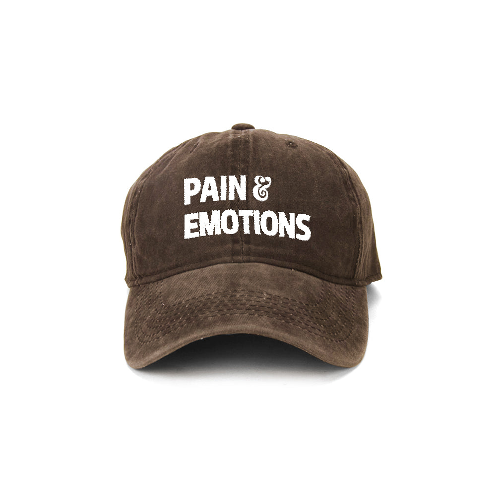Pain And Emotions Washed Dad Cap