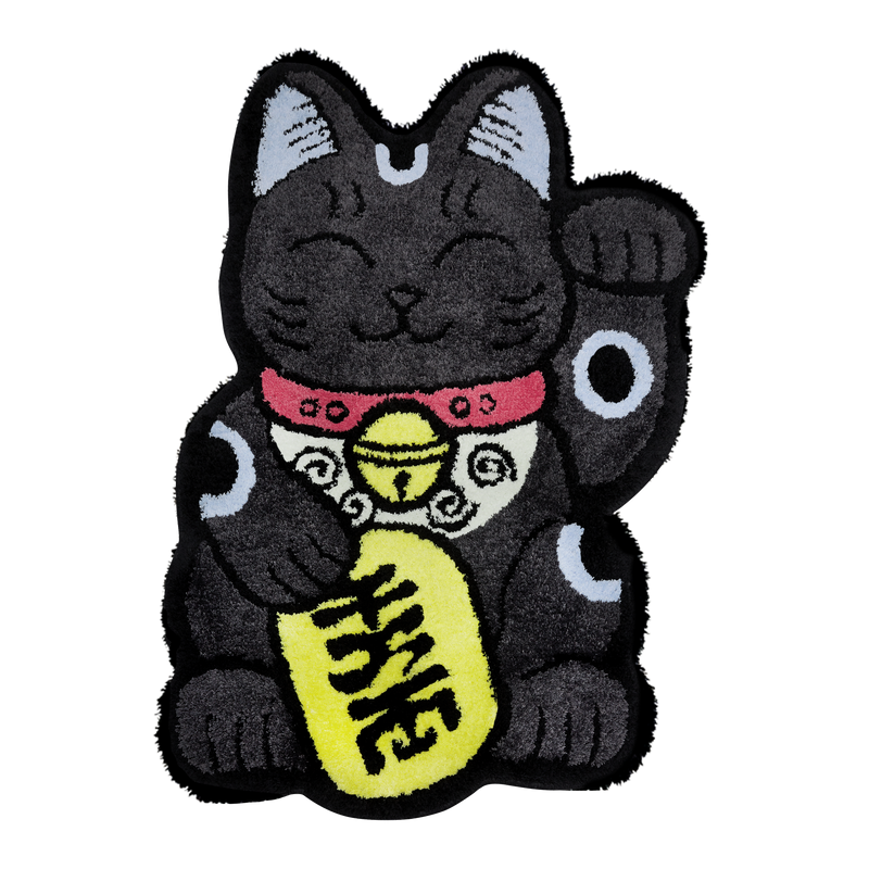 New Year Lucky Cat Black
