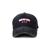 A Pure Person Washed Dad Cap - Black/Red