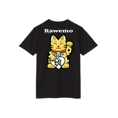 Rawemo Floral Logo Knit Beanie - Black