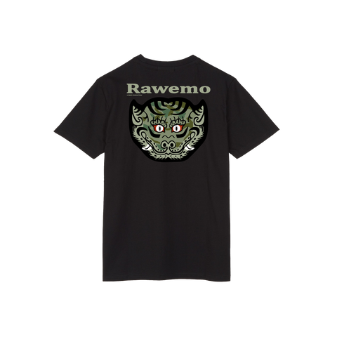Rawemo Arc Logo Rhinestone Tee - Black