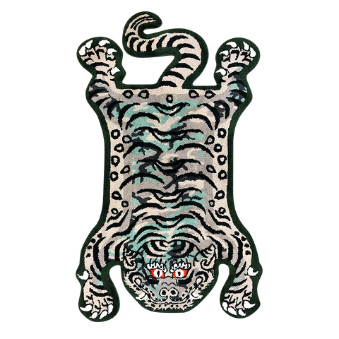 Mascot Tiger Forest Green