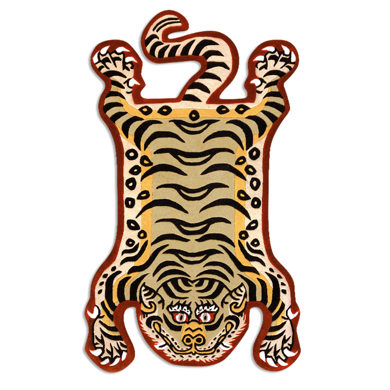 Mascot Tiger Vintage Wool For Paul Mills